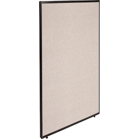 Global Industrial Office Partition Panel, 48-1/4W x 72H, Tan 238638TN